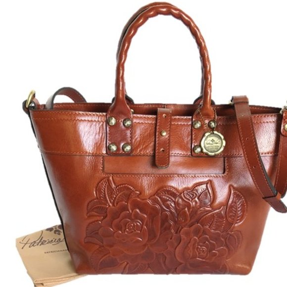 Patricia Nash Handbags - PATRICIA NASH ANALIA TOOLED TOTE CROOSBODY BAG NWT